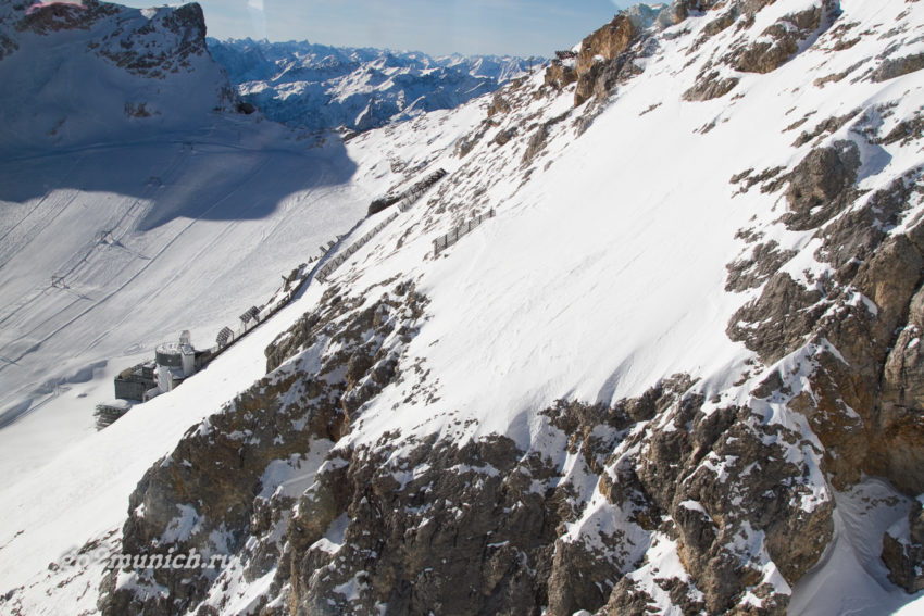 Die Zugspitze гора в Германии