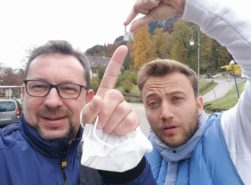 Съемки "Орел и решка" в замке Золушки Съемки "Орел и решка" в замке Золушки